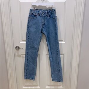 Levi's Light Blue Straight Jeans